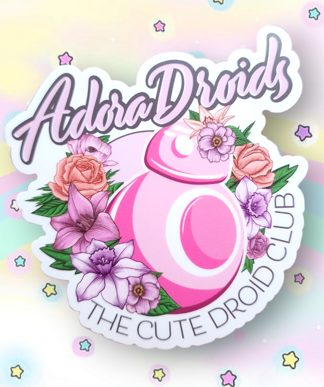 Cute Droid Club Sticker